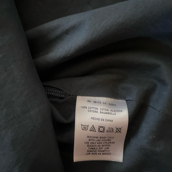 Anthropologie Red & Dark Grey Striped Peplum Halter Top Size 6 - Picture 3 of 6